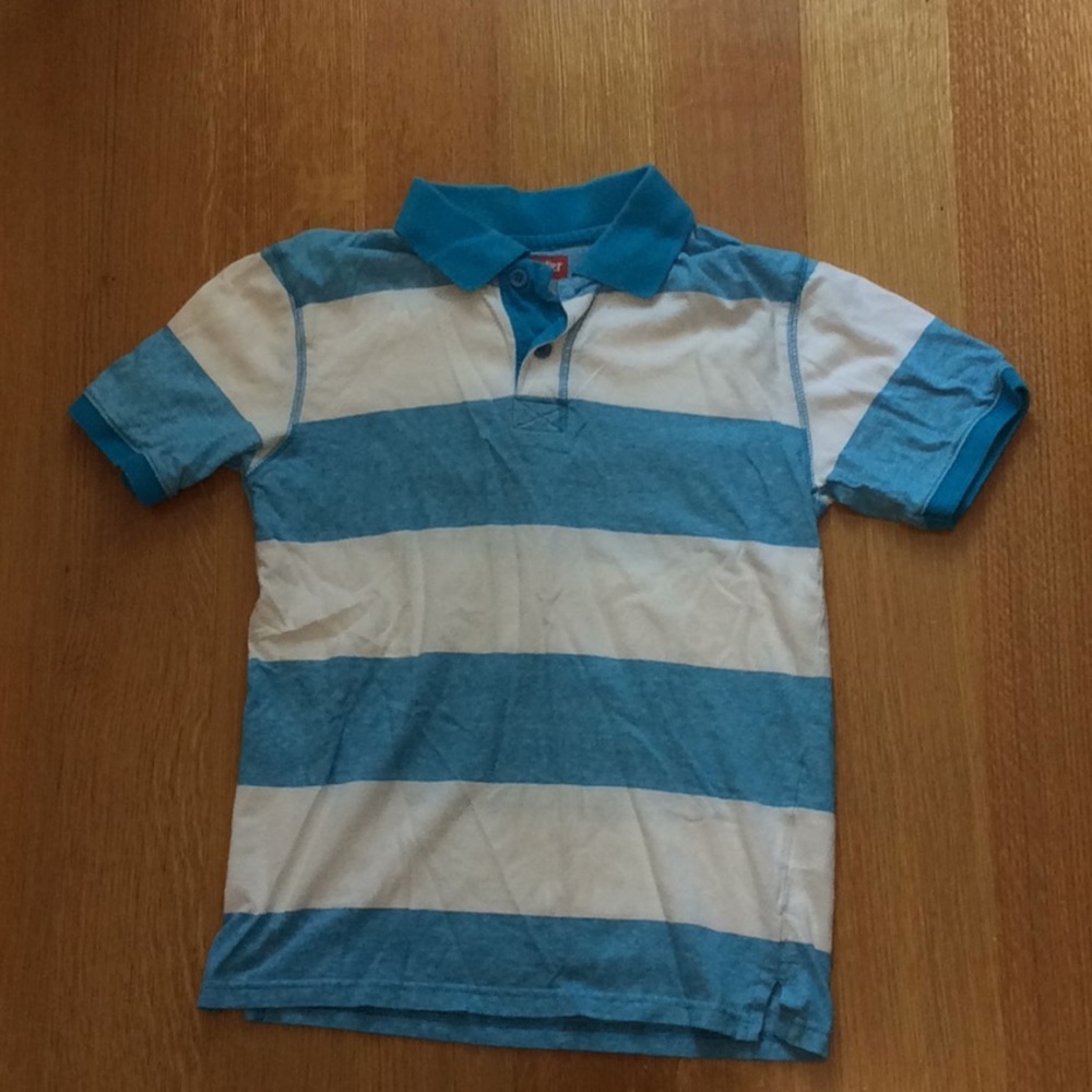 Wrangler - Boys Striped Collard Shirt - Size L/G